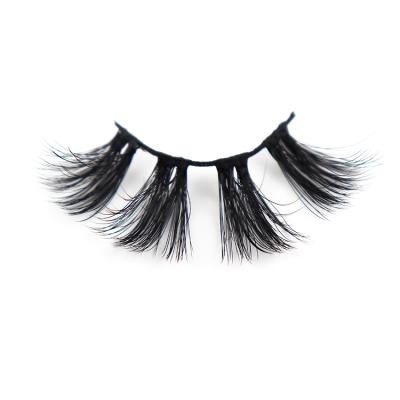 China Custom Tapered Full Strip Mink Eyelash Eye Lashes Mink Lash Packaging by Pestanas 17mm for sale