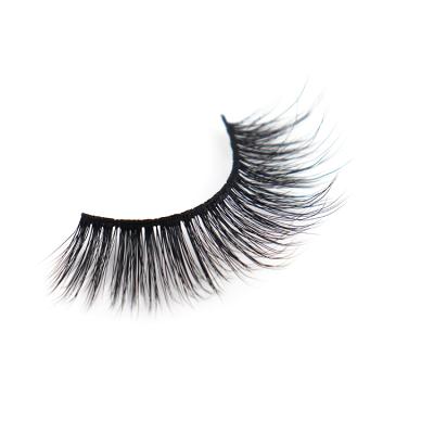 China Wholesale Tapered Lashes Mink Curly Natural Faux Lashes From Eyelash Bundle Vendors 18mm for sale