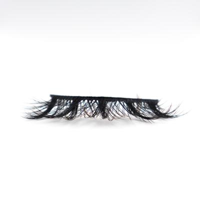 China High Quality Russian Stripe Crisscross Mink False Mink Lashses Eyelashes 3D 18mm With Custom Packing for sale