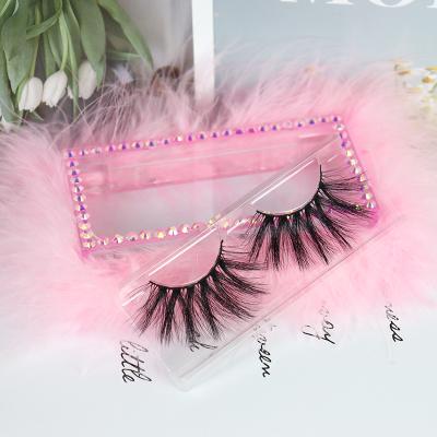 China Good Quality Popular Mink Eyelashes Tapered And Packaging Mink Eyelash Vendor With Custom for sale