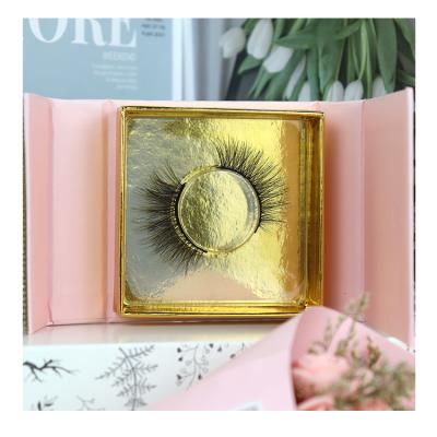 China Custom Packaging Crisscross Square Eyelash Box False Eyelash Package Customized Packaging for sale