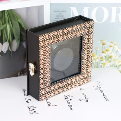 China Custom Packaging Mink Eyelash Vendor Eyelash Paper Box Package Products Criss-Cross Eyelash Hot Curler for sale