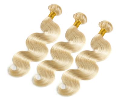 China 613 Honey Blonde Human Hair Brazilian Weave Bundles Raw Virgin Hair Body Wave Hair Extension Betty Hair for sale