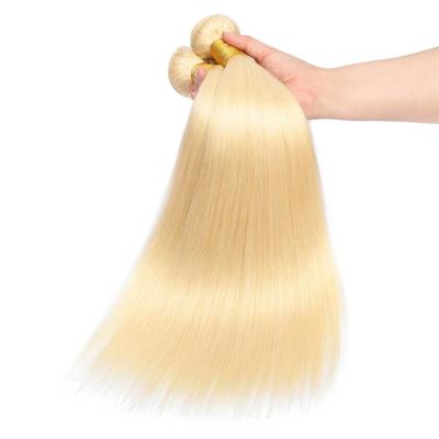 China 613 Blonde Hair Bundles Brazilian Hair Weave 10-32 Straight Cuticle Aligned Virgin Hair Betty Hair for sale