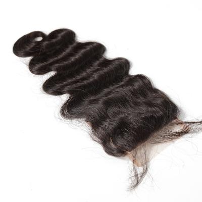 China Swiss Lace 100% Remy Hair Natural Hairline Human Hair 4X4 Straight 5x5 Lace Frontal Closure Brazilian Hair Lace Up Closure Betty Hair for sale