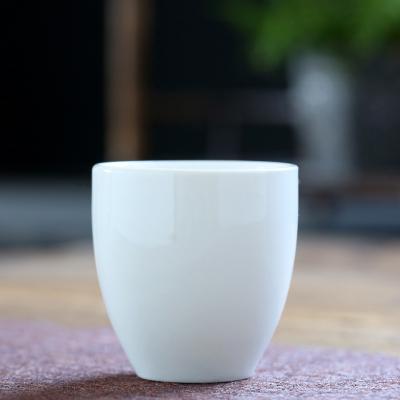 China China Factory Direct Selling Water Viable Cup White Ceramic Tea Cup Flower Mug for sale