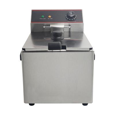 China Restaurant 6L Chips Fryer Corn Dog Chicken Deep Fryer Electric Machine Commercial Deep Fryer for sale