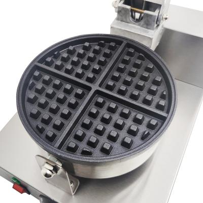 China Adjustable Commercial Thermostat Honeycomb Egg Cake Waffle Maker Custom Waffle for sale