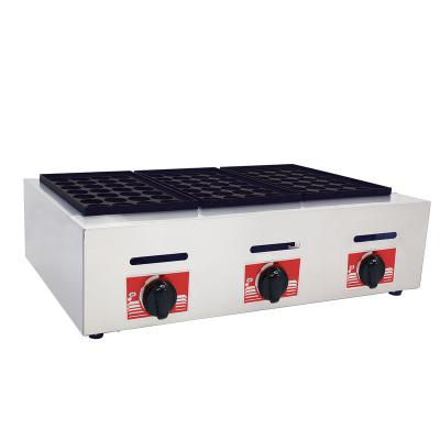 China 28 Hole Commercial Gas Catering Octopus Ball Three-dish Ball Stove Commercial Shrimp Egg Takoyaki Machine for sale