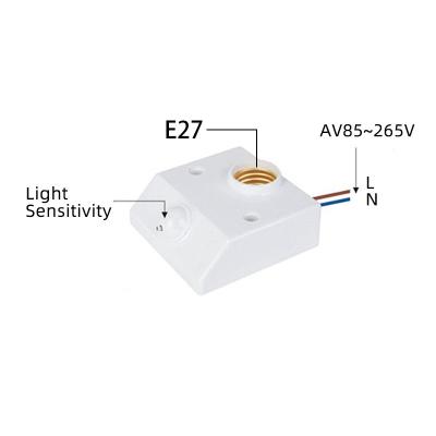 China Smart Screw Sensor Delay Switch Automatically Shut Down Microwave Induction LED Lamp Holder for sale