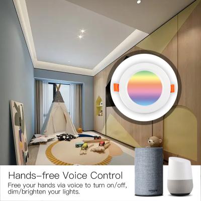 China New Design Google Home Alexa Tuya Adjustable Rgb Wifi Modern Downlight Recessed Ceiling Led Spotlight Downlight for sale