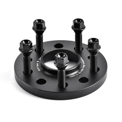 China Hubcentric Forged Black T6/7075T6 6061T6 Aluminum Wheel Spacers 5x110 15mm Thick 6061 Alloy For Alfa Romeo for sale