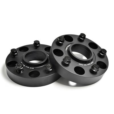 China Wholesale T6/7075T6 6061T6 Aluminum Forged Alloy 6061 Forged Black Anodized Wheel Spacer 5x112 CB66.5 For Mercedes Benz for sale