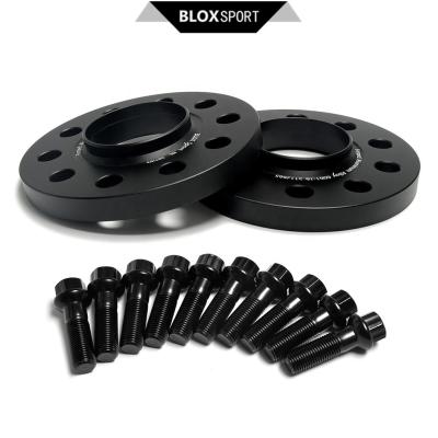 China 6061 T6 forged aluminum alloy forged aluminum alloy 6061T6 wheel spacer 5x4.5” for Mercedes-Benz C63 S AMG Coupe C205 | Black color | 5x112 CB66.5+Longer Bolt for sale