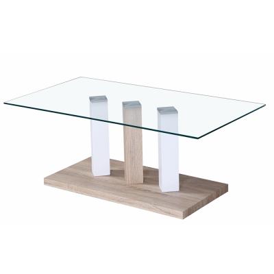 China (Size) wholesale adjustable glass coffee table living room end table CT1181 for sale