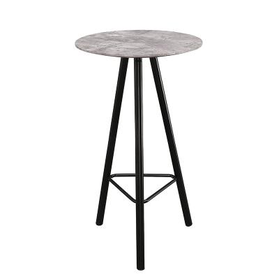 China Practical& Cheap Wood Dining Table Round Dining Table Metal Dining Table Marble Legs for sale