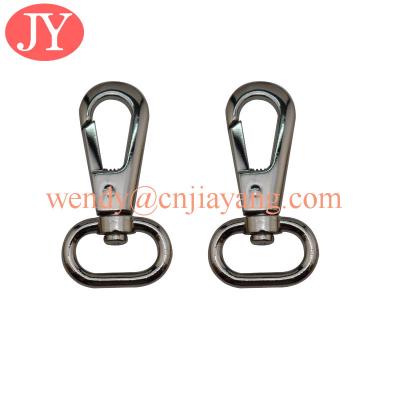 China jiayang nickle free and lead free plating bag accessory metal swivel snap hook for sale