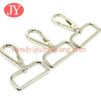 China jiayang zinc alloy custom size  bag trigger spring metal swivel snap hook for sale