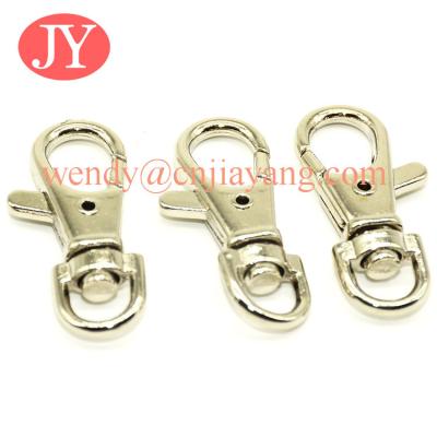 China jiayang 36mm  shiny silver trigger snap hook for key rings key chains for sale