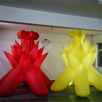 China Promotion DAMING Customized Giant Unique Shape Inflatable Flower Party Stage Wedding Decoration for sale