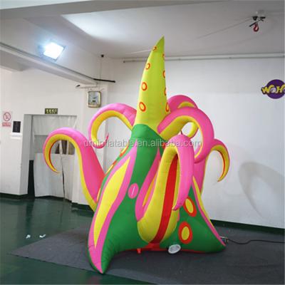 China Promotion DAMING Customized Stage Decoration Inflatable Flower Decorative Artificial Flower With Led Light for sale