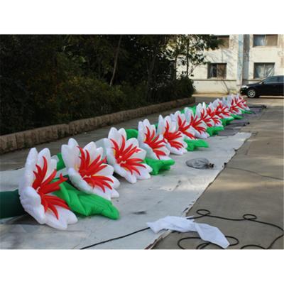 China Decoration& advertise new design inflatable flower chain for wedding Hall Decorations for sale