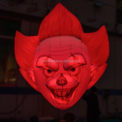 China Promotion 3m Halloween Event Clown Inflatable Customized Scarty Inflatable Clown For Event Decoration for sale