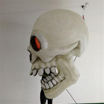 China Promotion DAMING Hot Selling Custom Large Inflatable Skull Inflatable Head Halloween Decoration for sale