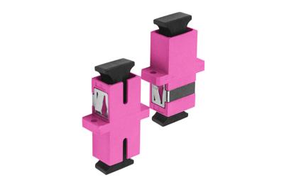 China Van de de Vezel Optische Adapter van Ce RoHS de Magenta OM4 van de Wijzesc Multi Simplexadapter Te koop