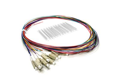 China ST Single Mode Fiber Optic Pigtails For Fusion Splicing Includes Shrink Sleeves for sale