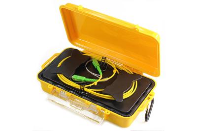 China Single Mode Optical Fiber OTDR Launch Cable Box With Customized Connector for sale