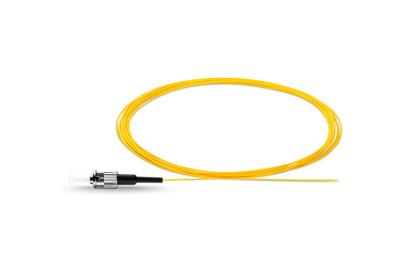 China SM 9/125 Single Mode Fiber Optic Pigtails OS2 1 Fiber ST Pigtail for sale