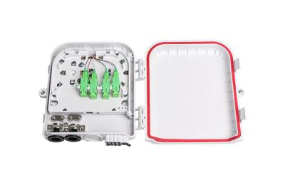 China PC ABS 8 Ports FTTH Termination Box 1x8 Splitter Fiber Optic Terminal Box for sale