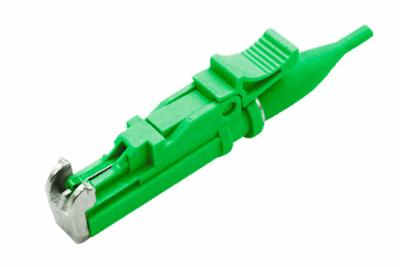 China 0.9mm Green Simplex Fiber Optical Connector APC UPC APC E2000 Fiber Connector for sale