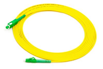 China 2.0mm LSZH OS2 SC APC To E2000 Simplex Patch Cord 5M Single Mode Patch Cord for sale