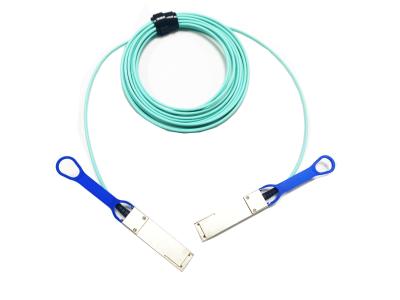 China LSZH Duplex Active Optical Cable Fiber Optic Communication Multimode 50/125 OM3 SFP+ AOC for sale