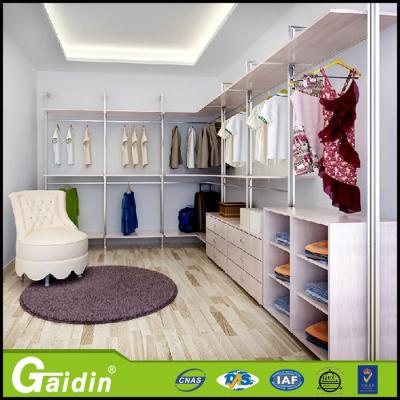 China make in China high quality ODM factory price simple elegant design aluminum pole system walk in closet for sale