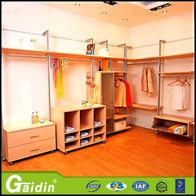 China factory wholesale price modern design furniture bedroom wardrobe design aluminum pole system wardrobe for sale