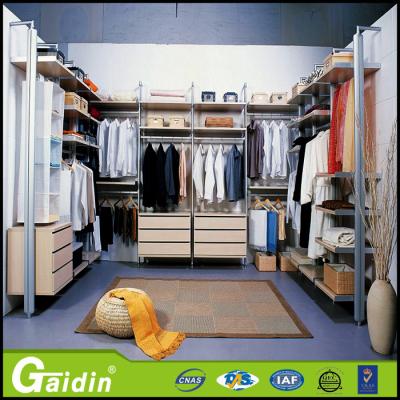 China made in China bedroom furntiure aluminum pole system modern simple design walk in wardrobe fittings diy for sale