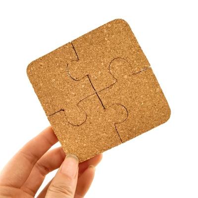 China Free Sample Viable Factory Wholesale Square Shape Cork Placemat And Cork Coaster for sale