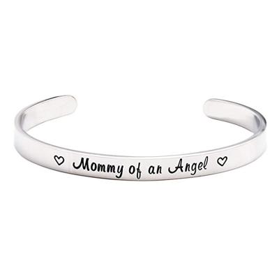 China Single Mom of an Angel Bracelet Infant Loss Memorial Bracelet Keepsake Bracelet for sale