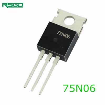 China Hot Sale MOSFET Transistor 75N06 TO-220 TO-252 75N06 for sale