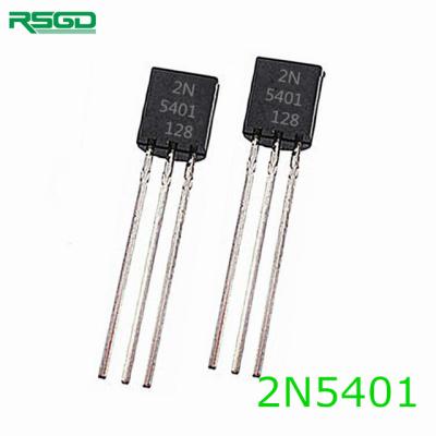 China manufacturer IC diode triode MOSFET transistor 2n5551 a92 transistor 2N5401 TO-92 2n5401 SOP SMD DIP TO-247 263 2N5401 for sale