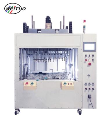 China Other Weituo Double Station Heat Staking Welder Automatic Hot Staple Plastic Welding Machine For PP PE Interiors Automotive Components for sale