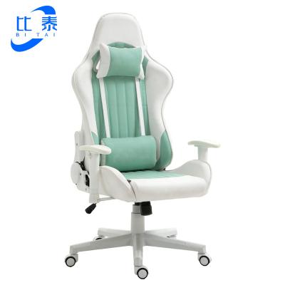 China Adjustable (Height) Racing Style Computer Gaming Chair Leather Task Chair Office Chair for sale