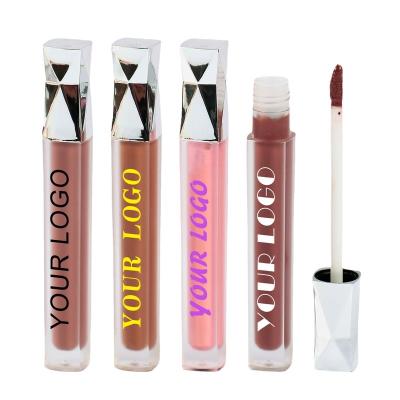 China Waterproof Custom Your Brand Private Label Lip Gloss Hydration Vendor Make Your Own Lip Gloss With Custom Lip Gloss Tubes Glitter Lip Gloss for sale