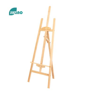 China Jiebao 2022 Hot Selling High Quality Wooden Art Display Rack Easel Adjustable Folding Multifunctional Painting Drawing Board for sale