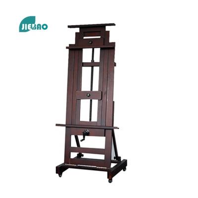 China Jiebao 2022 Hot Selling Easel High Quality Wooden Art Display Stand Adjustable Folding Multifunctional Explosive Models Heavy Duty Easel for sale