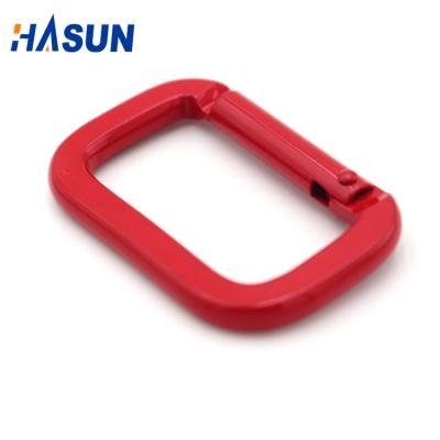 China Good Anti-Corrosion Ability Wholesale Aluminum D Shape Rock Climbing Carabiner for sale