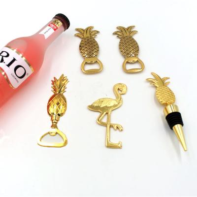 China Viable Bottle Opener Wine Opener Pineapple Shape Opener for sale